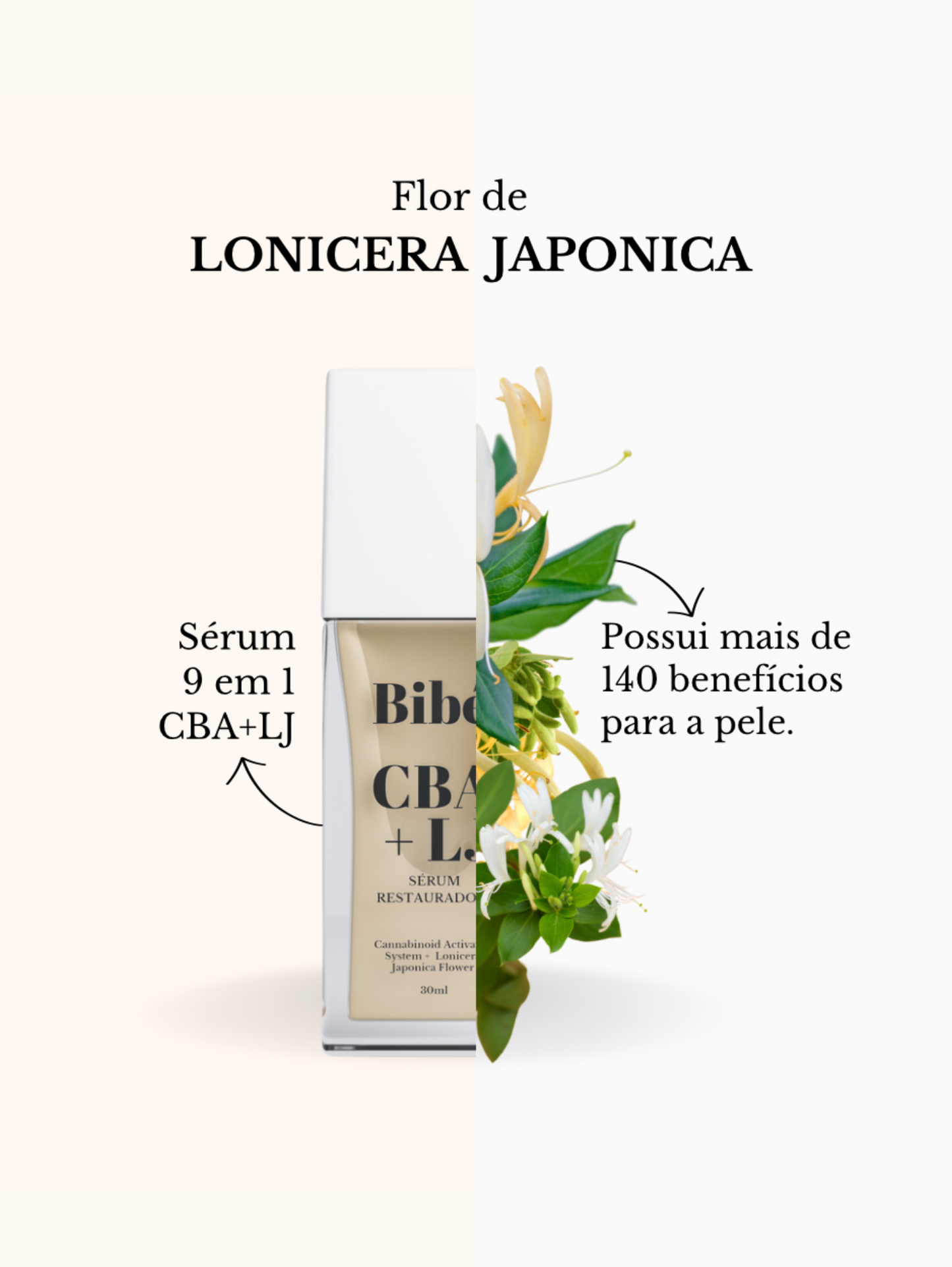 Sérum Restaurador "9 em 1" de CBA + Lonicera Japonica