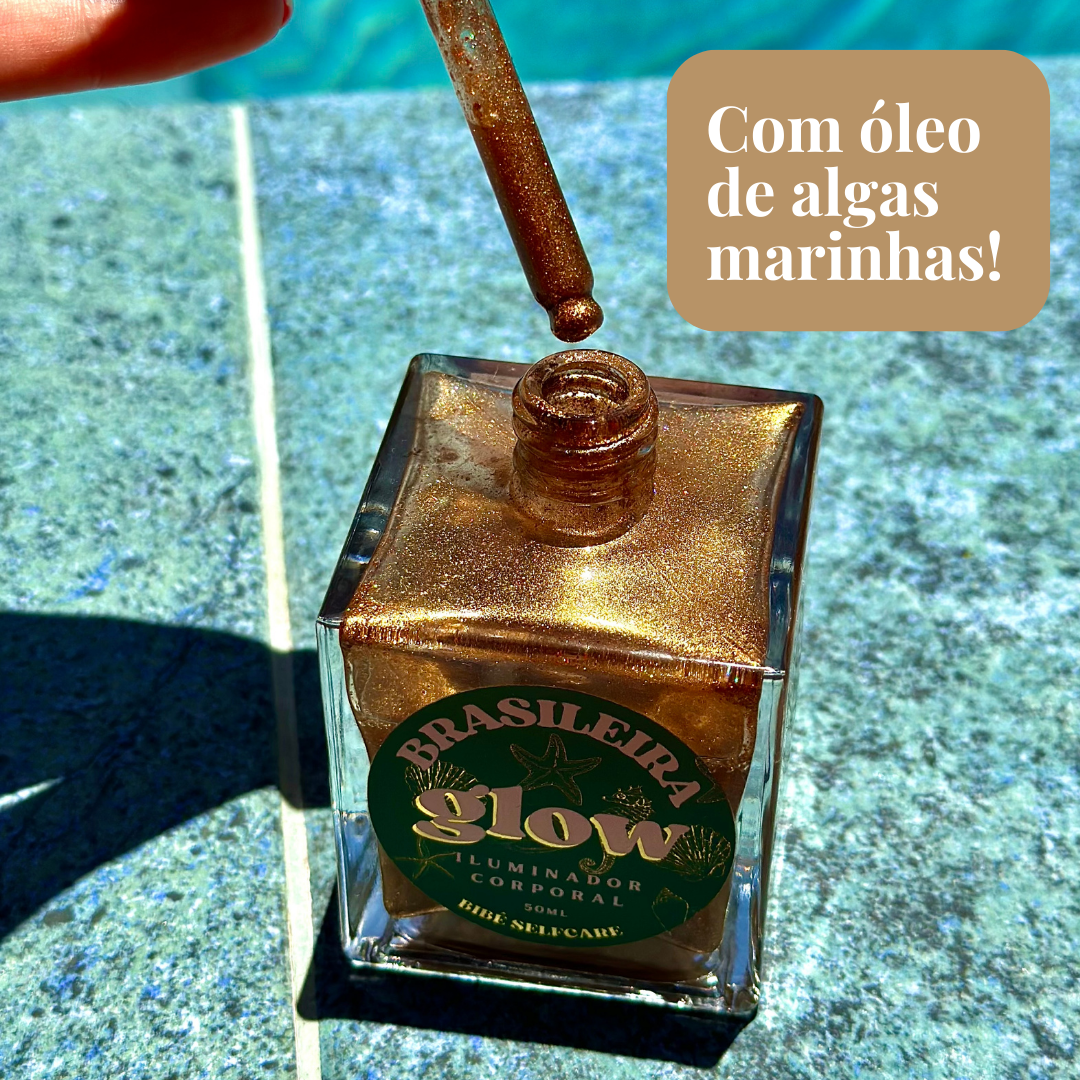 kit Acelerador de Bronze Carioca 100ml + Iluminador Brasileira Glow 100ml